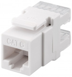 Goobay Keystone modul RJ45 CAT 6, UTP, 250 MHz 16,7 mm breed, RJ45-bus (8P8C).