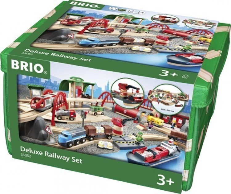 BRIO World 33052 - Deluxe Järnvägsset