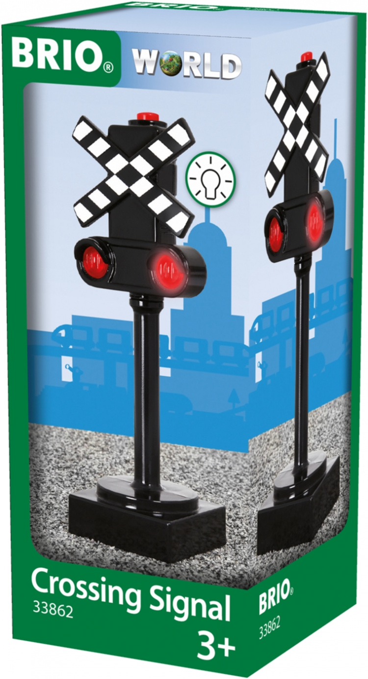BRIO World 33862 - Järnvägsövergång med ljus