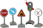 BRIO World 33864 - Set med trafikskyltar 5 st