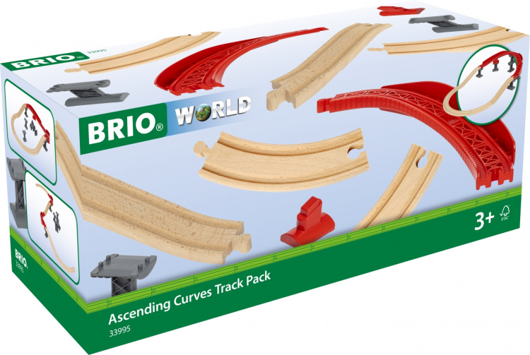 BRIO World 33995 Uppåtgående kurvor spårset