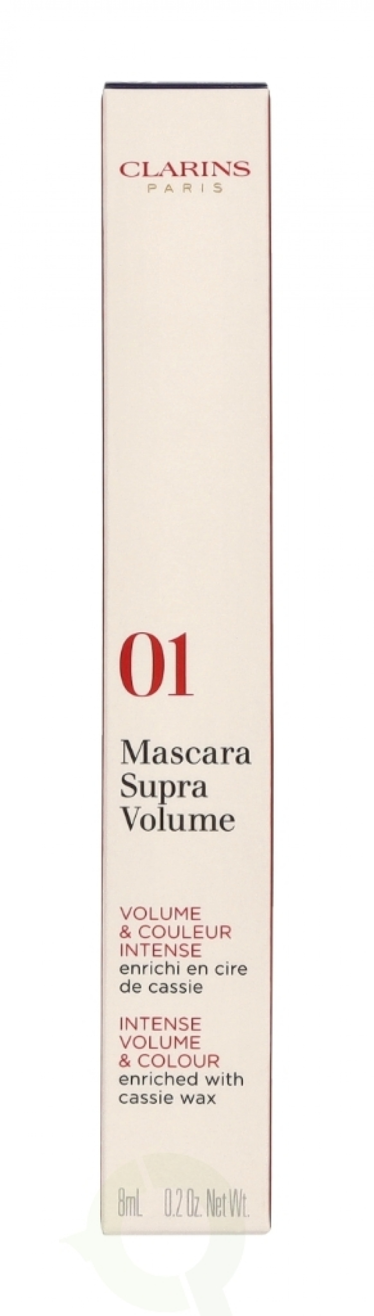 Clarins Supra Volume Mascara 8 ml #01 Intense Black