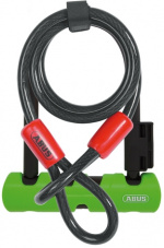 Abus Ultra Mini U-lås, 410 mm + Cobra 10/120 Abus Ultra Mini U-lås, 410 mm + Cobra 10/120