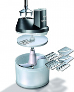 Bamix SliceSy -lisäosa, musta