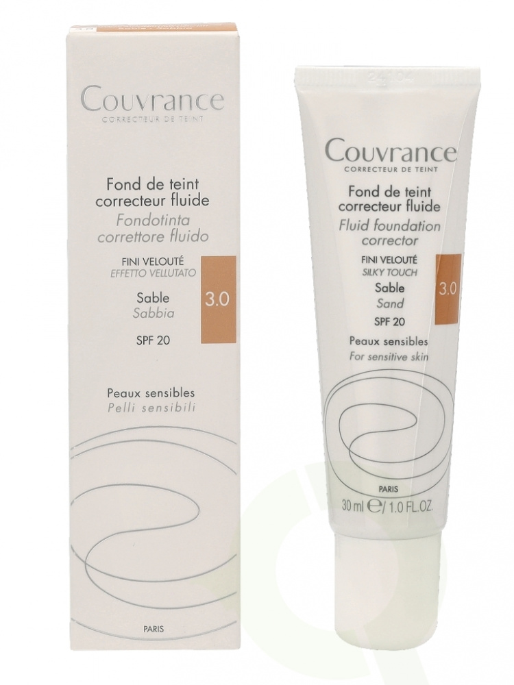 Avene Couvrance Fluid Foundation Corrector SPF20 30 ml #3.0 Sand