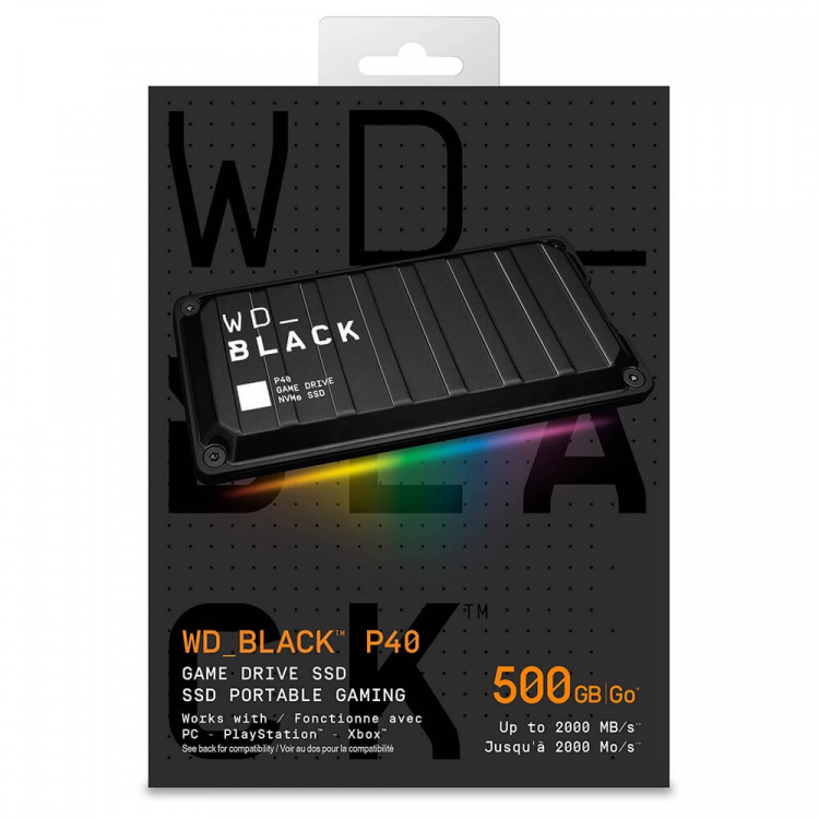 Western Digital WD Black P40 Game Drive SSD 500GB Western Digital WD Black P40 Game Drive SSD 500GB