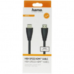 Hama Kabel HDMI Zwart 1,5m Hama Kabel HDMI Zwart 1,5m