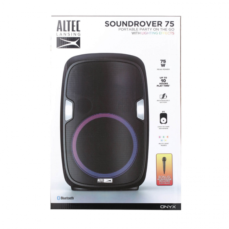 ALTEC LANSING Speaker IMT8100 Soundrover75 Partyspeaker Black ALTEC LANSING Speaker IMT8100 Soundrover75 Partyspeaker Black