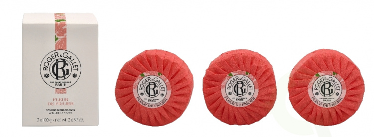 Roger & Gallet Fleur De Figuier Giftset 300 gr, Soap Bar - 3x100gr