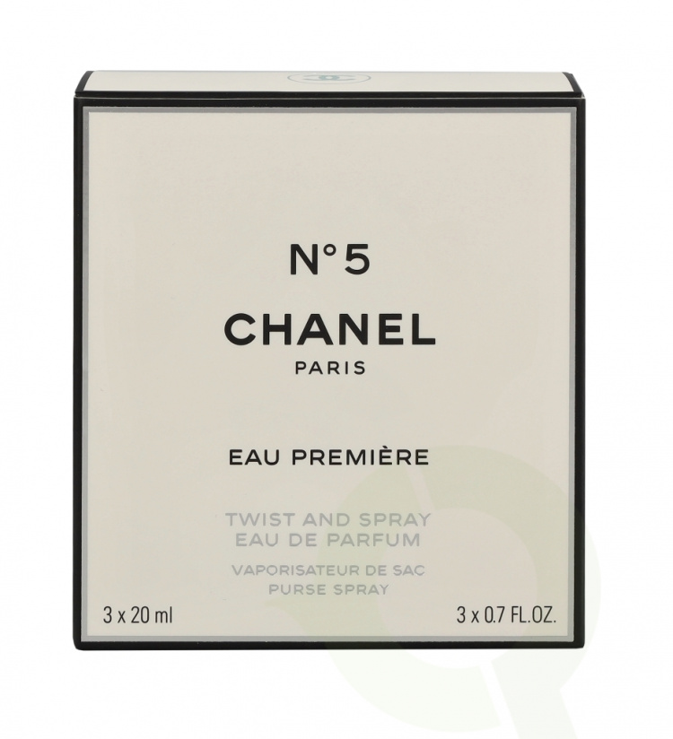 Chanel No 5 Eau Premiere Giftset 60 ml, 2x Edp Spray Refill 20Ml/1x Edp Spray 20Ml/Purse and Spray