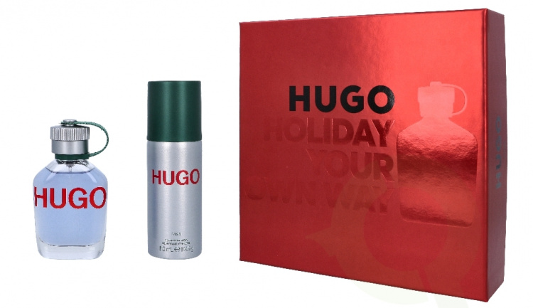 Hugo Boss Hugo Man Giftset 225 ml Edt Spray 75ml/Deodorant Spray 150ml