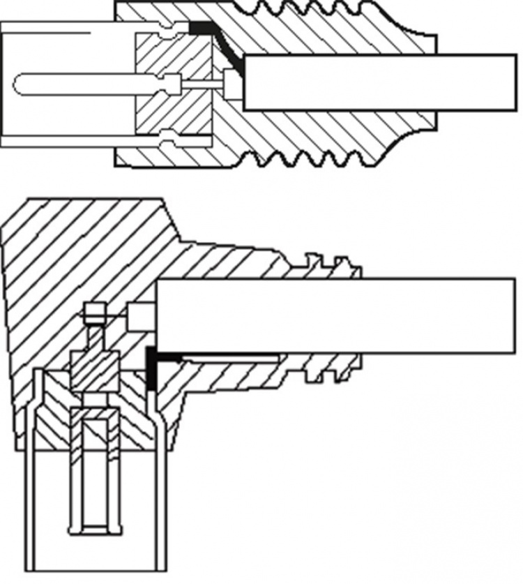 Goobay Schuine antennekabel ( coax-stekker > coax-contrastekker 90°, 1.5 m Goobay Schuine antennekabel ( coax-stekker > coax-contrastekker 90°, 1.5 m