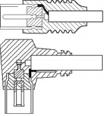 Goobay Schuine antennekabel ( coax-stekker > coax-contrastekker 90°, 5 m Goobay Schuine antennekabel ( coax-stekker > coax-contrastekker 90°, 5 m