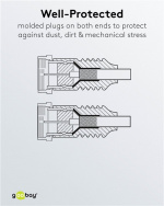 Goobay SAT-antennekabel ( F-stekker > F-stekker, 10 m