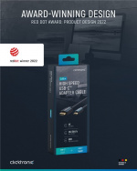 ClickTronic Adapterkabel från USB-C™ till HDMI™ Premiumkabel | USB-C™-kontakt HDMI™-kontakt | 3,0 m | 4K @ 60 Hz