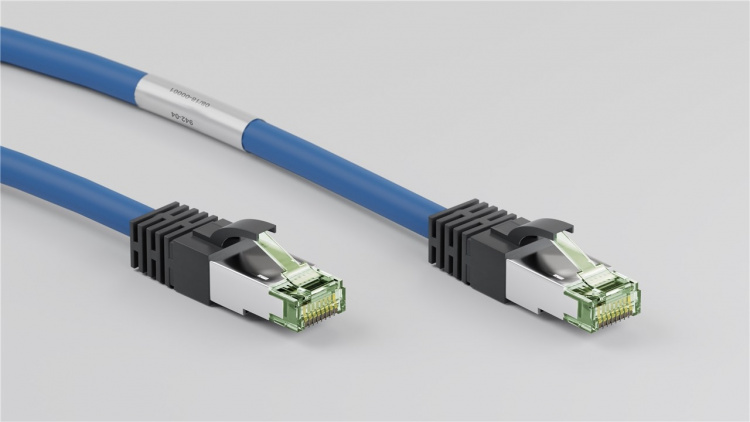 Goobay RJ45 (CAT 6A, 500 MHz) patchkabel met CAT 8.1 S/FTP raw kabel, blauw 99,9% zuurstofvrije koperen geleider (OFC), AWG 24, halogeenvrije kabelmantel (LSZH), 10 m Goobay RJ45 (CAT 6A, 500 MHz) patchkabel met CAT 8.1 S/FTP raw kabel, blauw 99,9% zuurstofvrije koperen geleider (OFC), AWG 24, halogeenvrije kabelmantel (LSZH), 10 m