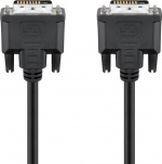 Goobay DVI-D Full HD kabel Dual Link, Nikkel DVI-D-stekker Dual-Link (24+1 pinnen) > DVI-D-stekker Dual-Link (24+1 pinnen), 2 m Goobay DVI-D Full HD kabel Dual Link, Nikkel DVI-D-stekker Dual-Link (24+1 pinnen) > DVI-D-stekker Dual-Link (24+1 pinnen), 2 m