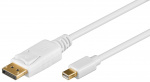 Goobay Mini DisplayPort™-adapterkabel, verguld Mini-DisplayPort-stekker > DisplayPort™-connector, 2 m Goobay Mini DisplayPort™-adapterkabel, verguld Mini-DisplayPort-stekker > DisplayPort™-connector, 2 m