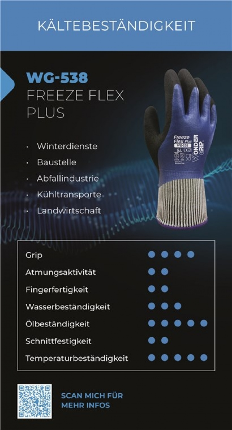 Wonder Grip WG-538 Bouwterrein, Landbouw, Afvalindustrie, Gekoeld vervoer, Winterdiensten, M/8