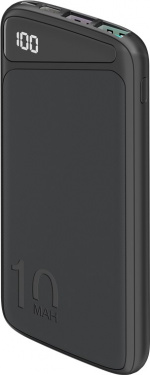 Goobay Snellaad Powerbank 10.000 mAh (USB-C™ PD, QC 3.0) Krachtige powerbank met statusweergave, compatibel met Quick Charge