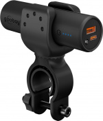 Goobay Bike powerbank 5.0 (5.000 mAh) kleine, dunne en handige bar powerbank met een capaciteit van 5.000 mAh voor montage op de fiets