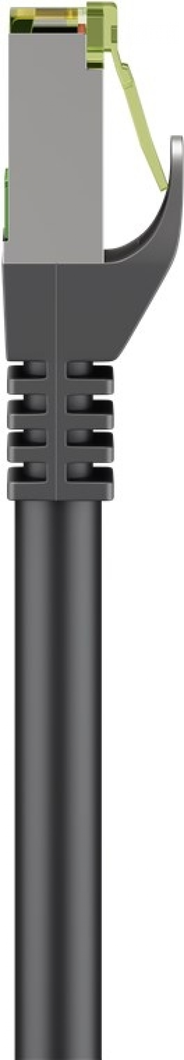 Goobay RJ45 netwerkkabel met CAT 8.1 S/FTP ruwe kabel, AWG 26, zwart koperen geleider, LSZH halogeenvrije kabelmantel, RJ45-connector (CAT 6A), 20 m Goobay RJ45 netwerkkabel met CAT 8.1 S/FTP ruwe kabel, AWG 26, zwart koperen geleider, LSZH halogeenvrije kabelmantel, RJ45-connector (CAT 6A), 20 m