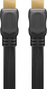 Goobay High Speed HDMI™-kabel Slim met Ethernet HDMI ™-connector (Type A) > HDMI™-stekker (type A), 5 m Goobay High Speed HDMI™-kabel Slim met Ethernet HDMI ™-connector (Type A) > HDMI™-stekker (type A), 5 m