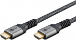 Goobay High Speed HDMI™-kabel met Ethernet, 3 m, Sharkskin Grey HDMI ™-connector (Type A) > HDMI ™-connector (Type A) Goobay High Speed HDMI™-kabel met Ethernet, 3 m, Sharkskin Grey HDMI ™-connector (Type A) > HDMI ™-connector (Type A)