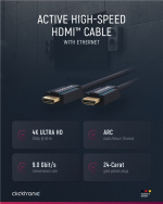 ClickTronic Aktiv Höghastighets HDMI™-kabel med Ethernet Premiumkabel | 1x HDMI™-kontakt >> 1x HDMI™-kontakt | 25,0 m | UHD 4K @ 60 Hz ClickTronic Aktiv Höghastighets HDMI™-kabel med Ethernet Premiumkabel | 1x HDMI™-kontakt >> 1x HDMI™-kontakt | 25,0 m | UHD 4K @ 60 Hz