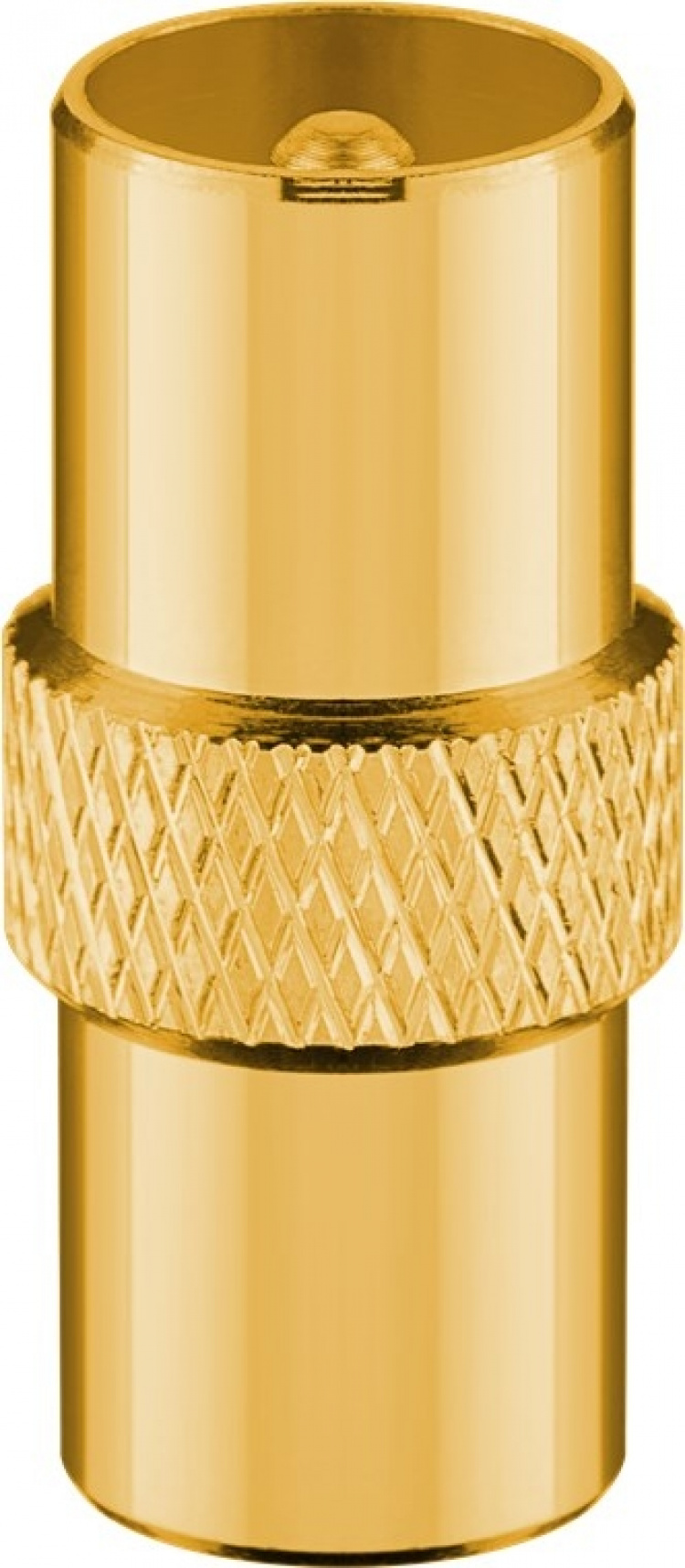 Goobay TV-antennekabel (135 dB), 4x afgeschermd verguld, coax-contrastekker > coax-stekker, 1 m Goobay TV-antennekabel (135 dB), 4x afgeschermd verguld, coax-contrastekker > coax-stekker, 1 m