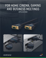 ClickTronic VGA-kabel Premiumkabel | 1x VGA-kontakt 1x VGA-kontakt | 2,0 m | SXGA @ 75 Hz