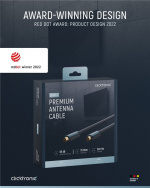 ClickTronic Koaxialkabel Premiumkabel | Koaxialkontakt Koaxialkoppling | 10,0 m | > 95 dB ClickTronic Koaxialkabel Premiumkabel | Koaxialkontakt Koaxialkoppling | 10,0 m | > 95 dB