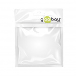 Goobay TV-antennekabel (135 dB), 4x afgeschermd verguld, coax-contrastekker 90° > coax-stekker 90°, 3 m