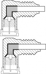 Goobay SAT antennekabel (135 dB), 4x afgeschermd verguld, F-stekker 90° > F-stekker 90°, 3 m