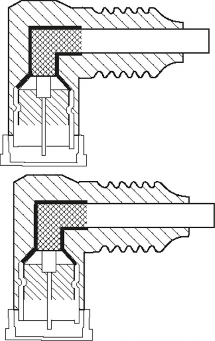 Goobay SAT antennekabel (135 dB), 4x afgeschermd verguld, F-stekker 90° > F-stekker 90°, 3 m
