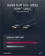 ClickTronic Ultra-Slim High Speed HDMI™-kabel met Ethernet Premium kabel | 1x HDMI™ stekker 1x HDMI™ stekker | 1,5 m | UHD 4K @ 60 Hz ClickTronic Ultra-Slim High Speed HDMI™-kabel met Ethernet Premium kabel | 1x HDMI™ stekker 1x HDMI™ stekker | 1,5 m | UHD 4K @ 60 Hz