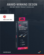 ClickTronic Adapterkabel för DisplayPort™ till mini DisplayPort™ premiumkabel | DisplayPort™-kontakt mini DisplayPort™-kontakt | 1,0 m | UHD 4K @ 60 Hz ClickTronic Adapterkabel för DisplayPort™ till mini DisplayPort™ premiumkabel | DisplayPort™-kontakt mini DisplayPort™-kontakt | 1,0 m | UHD 4K @ 60 Hz