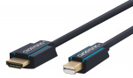 ClickTronic Actieve mini DisplayPort™ naar HDMI™-adapterkabel premium kabel | 1x mini DisplayPort™ stekker >> 1x HDMI™ stekker | 1,0 m | UHD 4K @ 30 Hz