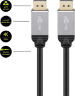 Goobay DisplayPort™-verbindingskabel DisplayPort™-connector > DisplayPort™-connector, 3 m