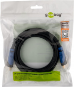 Goobay Premium High Speed HDMI™-kabel met Ethernet, gecertificeerd HDMI ™-connector (Type A) > HDMI™-stekker (type A), 5 m Goobay Premium High Speed HDMI™-kabel met Ethernet, gecertificeerd HDMI ™-connector (Type A) > HDMI™-stekker (type A), 5 m