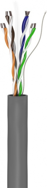 Goobay CAT 6 netwerkkabel, U/UTP, grijs met koper beklede aluminium geleider (CCA), AWG 23/1 (massief), kabelmantel PVC, 100 m Goobay CAT 6 netwerkkabel, U/UTP, grijs met koper beklede aluminium geleider (CCA), AWG 23/1 (massief), kabelmantel PVC, 100 m