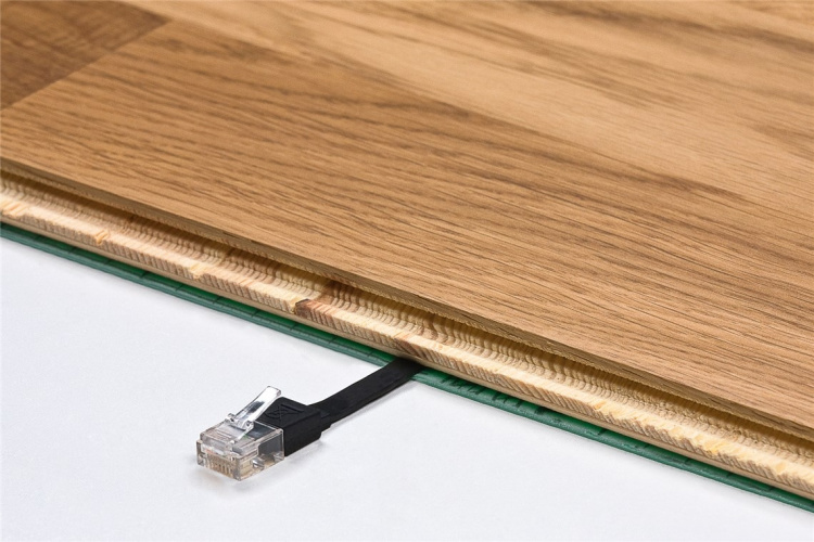 Goobay Platte CAT 6A netwerkkabel, U/UTP, groen koperen geleider (CU), 1 m Goobay Platte CAT 6A netwerkkabel, U/UTP, groen koperen geleider (CU), 1 m
