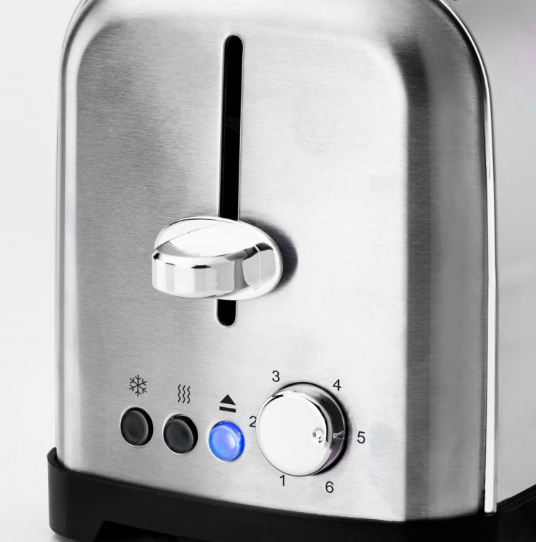 OBH Nordica Metropolitan -leivänpaahdin, 2 viipaleelle, teräs