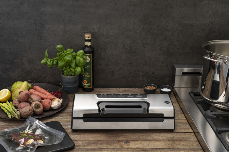 OBH Nordica Prime -tyhjiöpakkauslaite, ruostumaton teräs OBH Nordica Prime -tyhjiöpakkauslaite, ruostumaton teräs