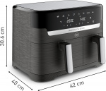 OBH Nordica Dual Easy Fry & Grill -airfryer, 8,3 l OBH Nordica Dual Easy Fry & Grill -airfryer, 8,3 l