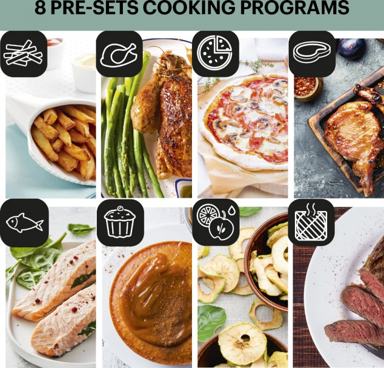 OBH Nordica Easy Fry Oven & Grill 9-in-1 -air fryer, 11 L OBH Nordica Easy Fry Oven & Grill 9-in-1 -air fryer, 11 L