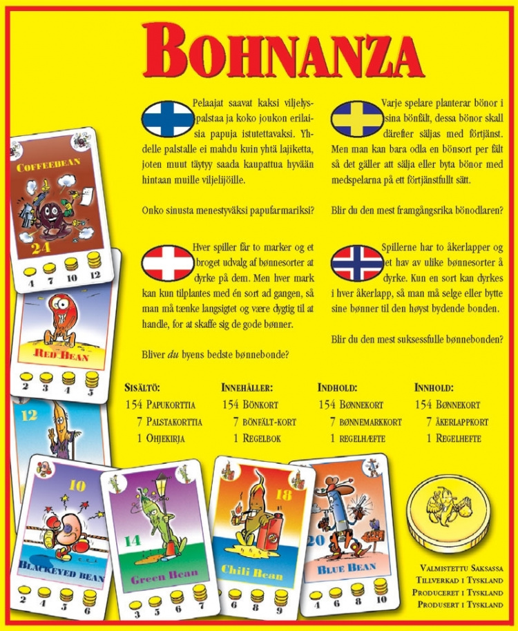 Bohnanza (bönspel) kortspel Bohnanza (bönspel) kortspel