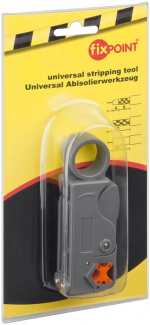 Fixpoint Kabelskalare med 2 skärblad skalningslängd: min. 4 mm, 6 mm, 8 mm och max. 12 mm Fixpoint Kabelskalare med 2 skärblad skalningslängd: min. 4 mm, 6 mm, 8 mm och max. 12 mm