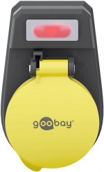 Goobay Adapter för uttag med brytare, stänkskydd jordat gernuttag för utomhusbruk, 1 uttag Goobay Adapter för uttag med brytare, stänkskydd jordat gernuttag för utomhusbruk, 1 uttag