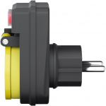 Goobay Adapter för uttag med brytare, stänkskydd jordat gernuttag för utomhusbruk, 1 uttag Goobay Adapter för uttag med brytare, stänkskydd jordat gernuttag för utomhusbruk, 1 uttag